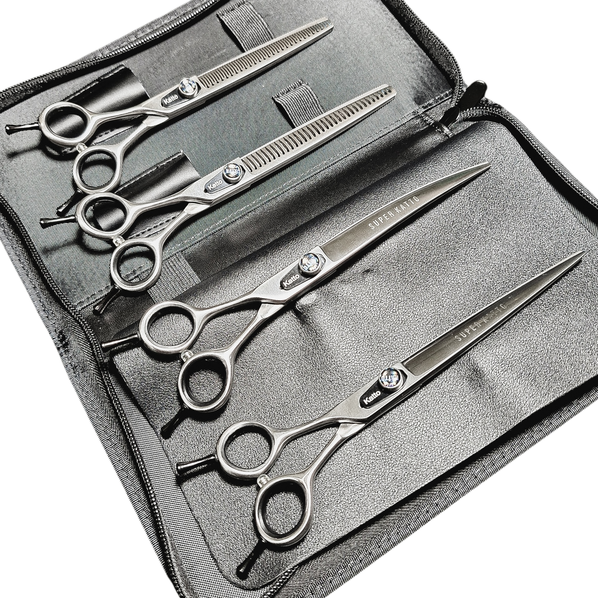 KIT DE TESOURAS SUPER KATTO CANHOTO